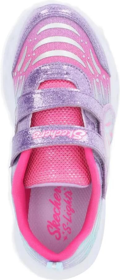 Skechers S-Lights low-top sneakers met vlinder-patroon Paars - Foto 3