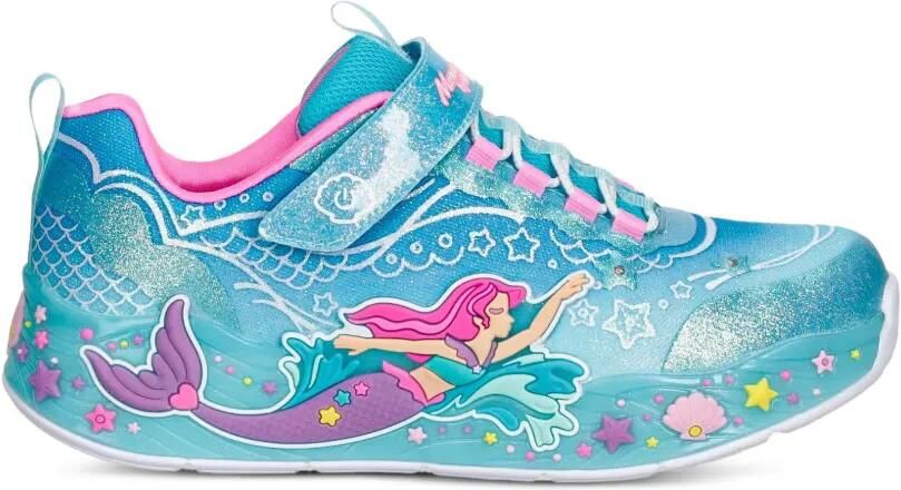 Skechers S-Lights: Mermaid Dreams sneakers met glitters Blauw - Foto 3