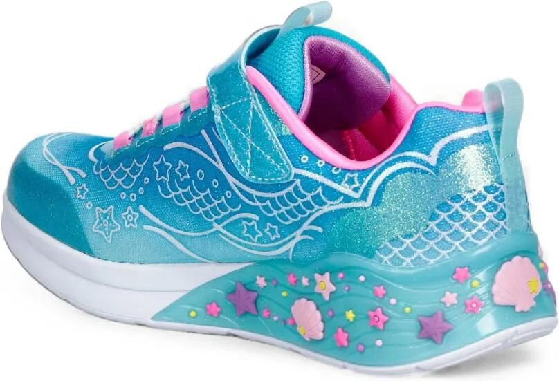 Skechers S-Lights: Mermaid Dreams sneakers met glitters Blauw - Foto 2