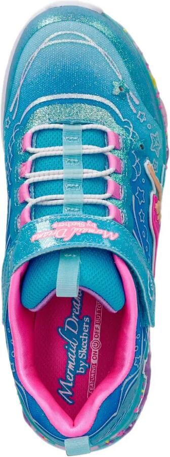 Skechers S-Lights: Mermaid Dreams sneakers met glitters Blauw - Foto 4