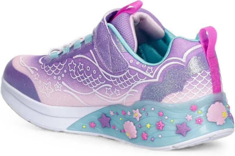 Skechers S-Lights Mermaid Dreams sneakers met klittenband Paars - Foto 2