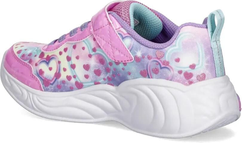 Skechers S-Lights Unicorn Dreams Heart Sparkles sneakers Roze - Foto 2