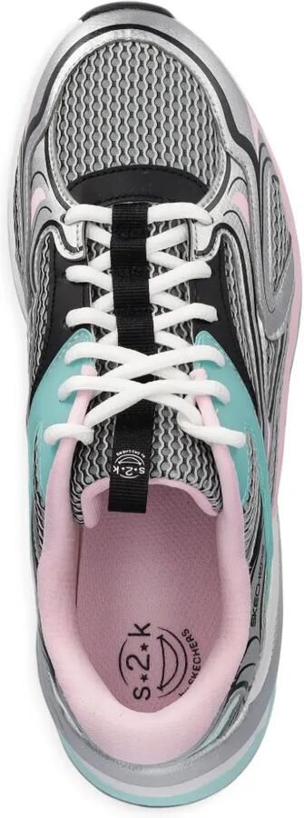 Skechers S2K mesh panelled sneakers Zilver - Foto 3