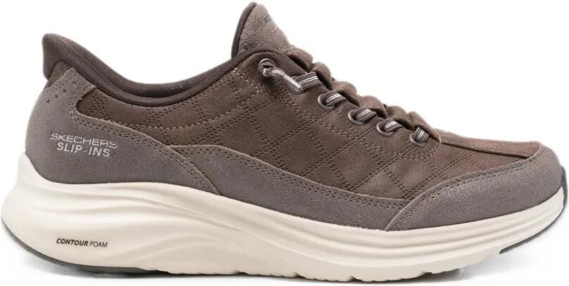 Skechers Slip-ins quilted leather sneakers Bruin
