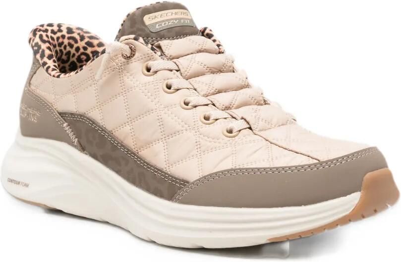 Skechers Slip-Ins quilted leopard-print sneakers Beige - Foto 2