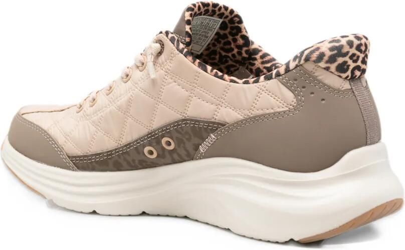Skechers Slip-Ins quilted leopard-print sneakers Beige - Foto 3