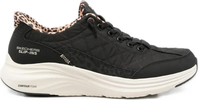 Skechers Slip-Ins quilted sneakers Zwart