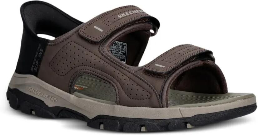 Skechers Tresmen-Reece sandalen met klittenband Bruin - Foto 3