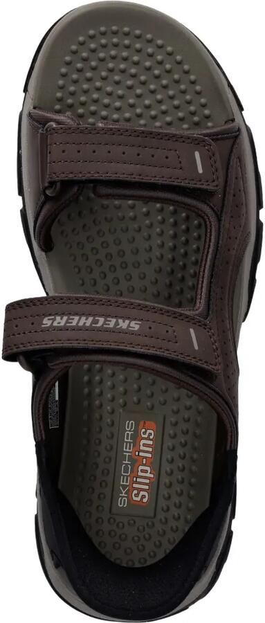 Skechers Tresmen-Reece sandalen met klittenband Bruin - Foto 4