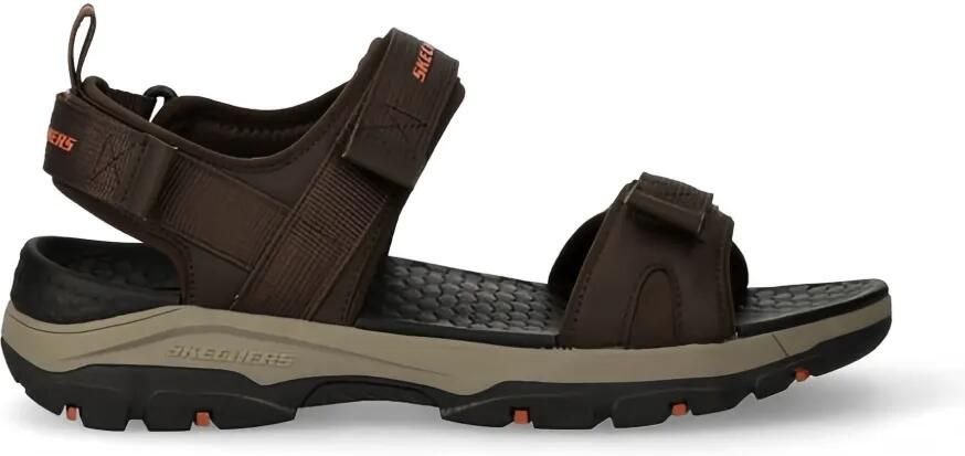 Skechers Tresmen Ryer sandalen met logodetail Bruin