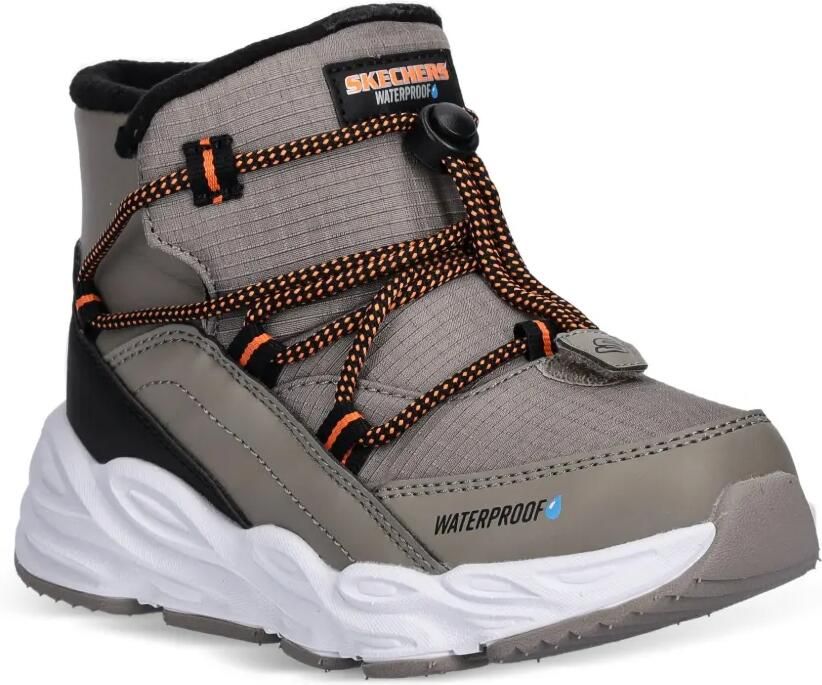 Skechers Turbo Tread laced ankle boots Grijs