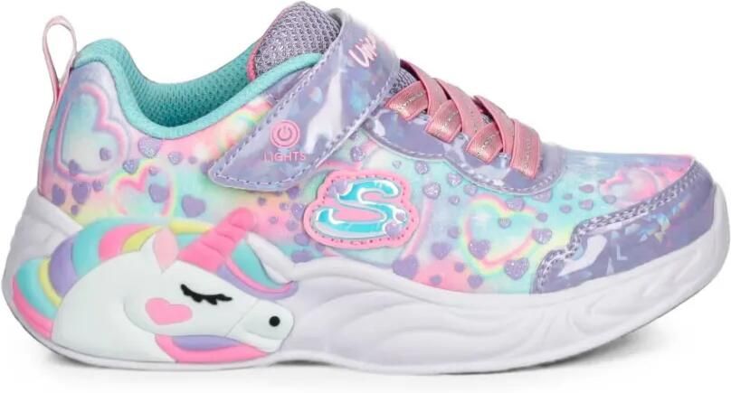 Skechers Unicorn Dreams Heart Sparkles sneakers Paars - Foto 3