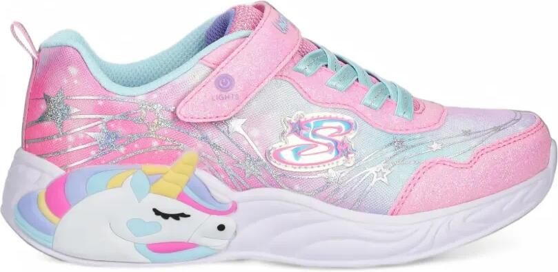 Skechers Unicorn Dreams Wishful Magic round-toe sneakers Roze - Foto 3