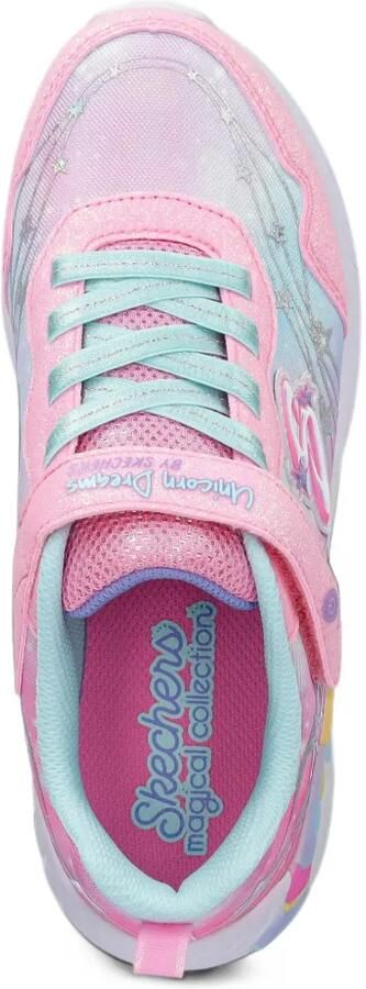 Skechers Unicorn Dreams Wishful Magic round-toe sneakers Roze - Foto 4