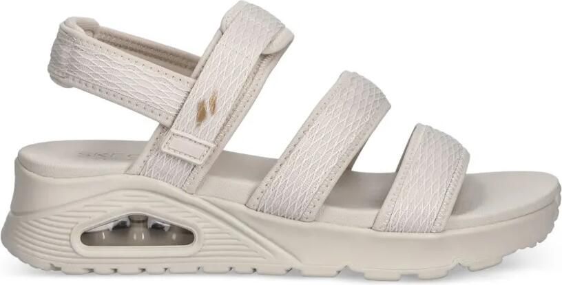 Skechers Uno sandalen met klittenband Beige