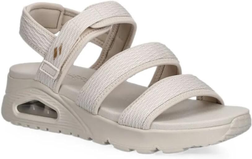 Skechers Uno sandalen met klittenband Beige - Foto 3