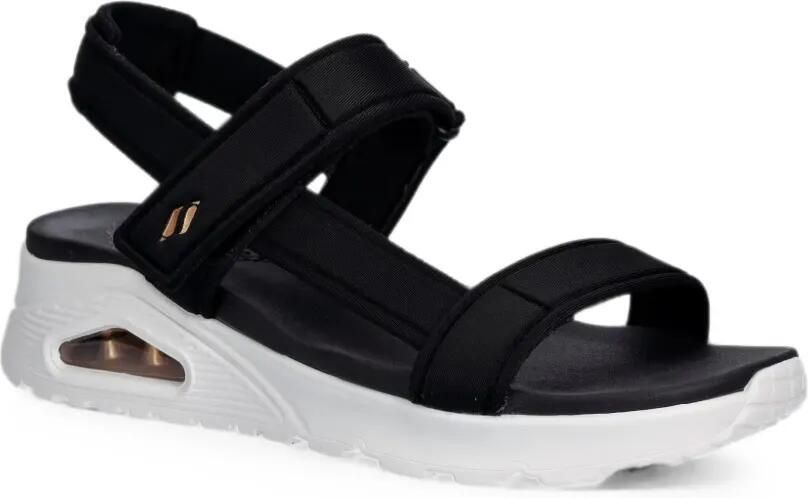 Skechers Uno Summer Stand 2 sandalen met klittenband Zwart - Foto 3