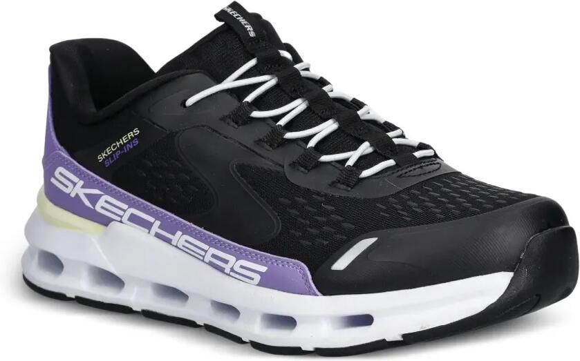 Skechers Vista Lane slip-ins mesh sneakers Zwart