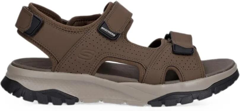 Skechers Wagner sandalen met klittenband Bruin