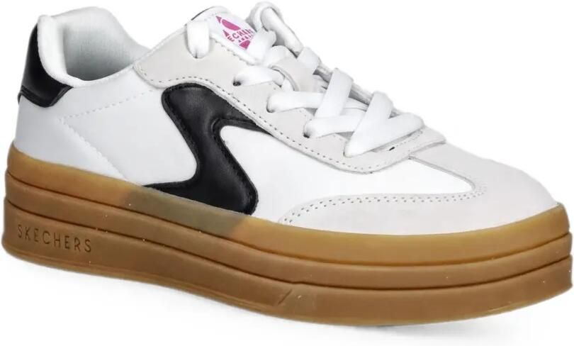 Skechers Zinger Lift Homecoming Star sneakers met vlakken Wit