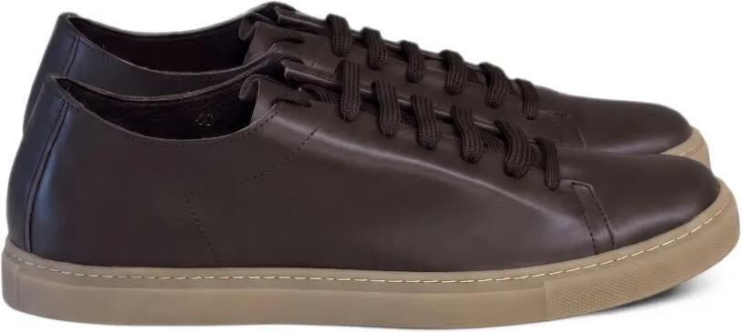 Slowear lace-up leather sneakers Bruin