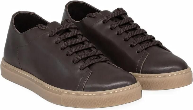 Slowear lace-up leather sneakers Bruin - Foto 3