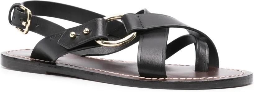 Soeur Florence leren sandalen Zwart - Foto 2