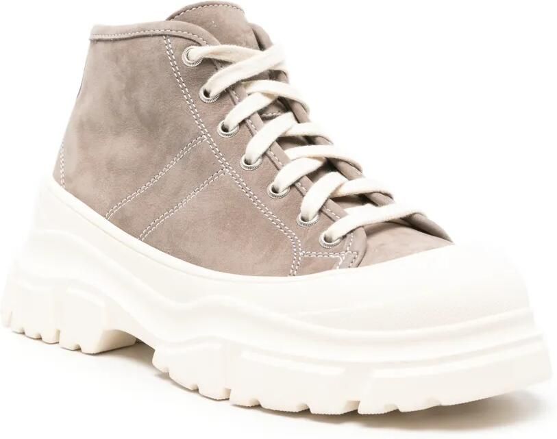 Sofie D'hoore Fairway high-top sneakers met chunky zool Grijs - Foto 2