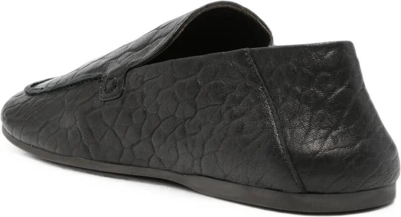 Sofie D'hoore Fenix leren loafers met krokodillen-reliëf Zwart - Foto 2