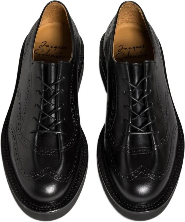 Soloviere Boldie leren brogues Zwart