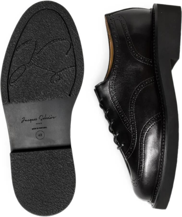 Soloviere Boldie leren brogues Zwart - Foto 2
