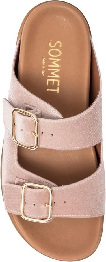 SOMMET Follonicas Tortora sandalen met dubbele gesp Roze - Foto 5
