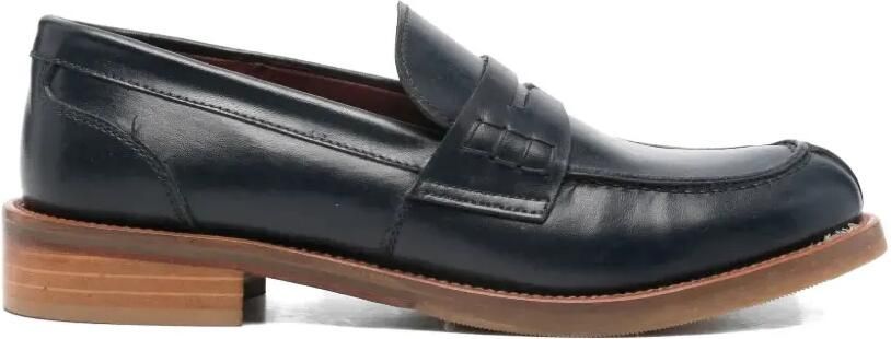 SOMMET Leren loafers Blauw