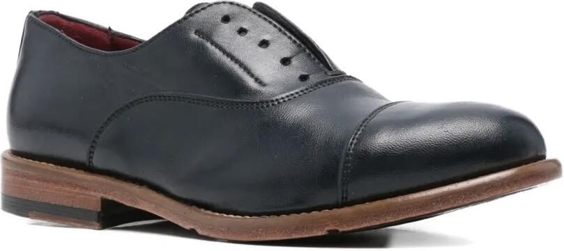 SOMMET Oxford schoenen met bewerkte neus Blauw - Foto 2