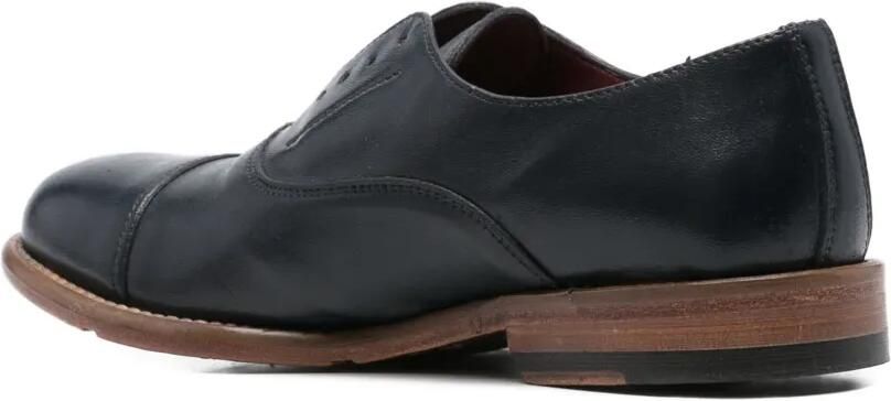 SOMMET Oxford schoenen met bewerkte neus Blauw - Foto 3