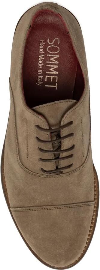 SOMMET Oxford veterschoenen met bewerkte neus Bruin - Foto 5