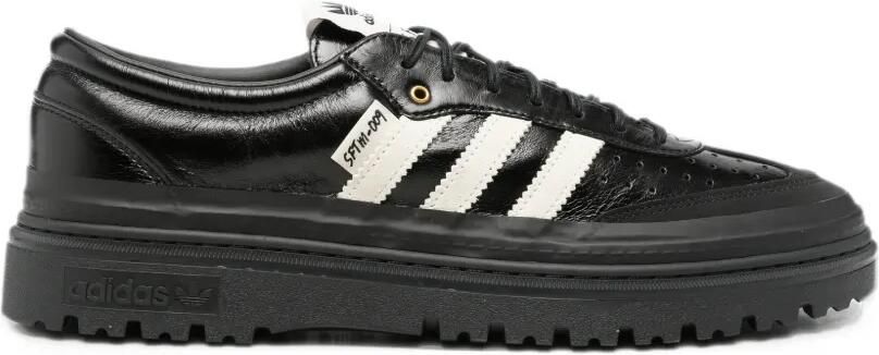 Song For The Mute x adidas 007 Samba LX Freizeit leren low-top sneakers Zwart - Foto 5