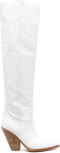 Sonora Acapulco 110mm pointed-toe boots Wit