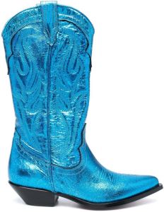 Sonora Laarzen met reliëf Blauw