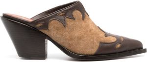 Sonora pointed-toe suede mules Bruin