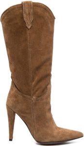 Sonora Suède cowboylaarzen Bruin