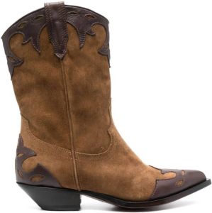 Sonora Suède cowboylaarzen Bruin
