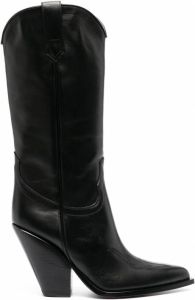 Sonora Leren cowboylaarzen Zwart