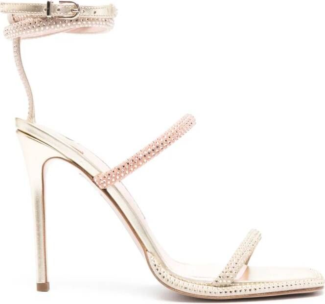 Sophia Webster Callista leren sandalen Goud