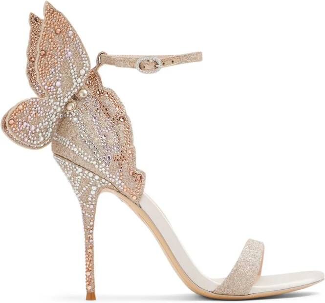 Sophia Webster Chiara crystal-embellished sandals Goud