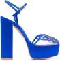 Sophia Webster Farfalla sandalen met plateauzool Blauw - Thumbnail 1