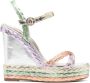 Sophia Webster Ines espadrilles met sleehak Paars - Thumbnail 1