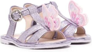 Sophia Webster Mini Celeste sandalen met glitters Paars