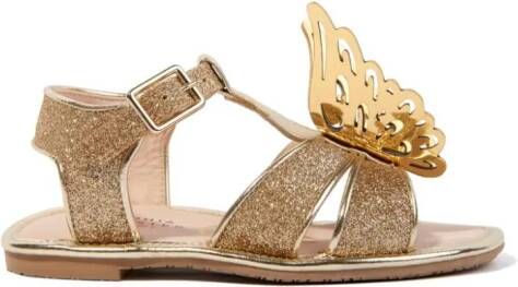 Sophia Webster Mini Celeste lakleren sandalen Goud