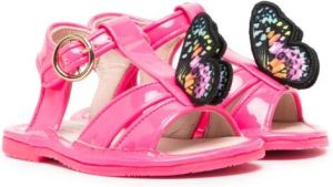 Sophia Webster Mini Lakleren sandalen Roze